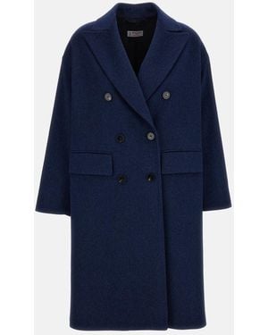Alberto Biani Cappotto Doppiopetto - Blu