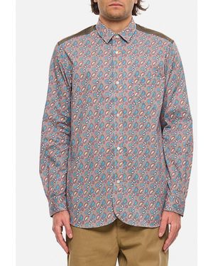 Junya Watanabe Camicia Con Stampa - Grigio