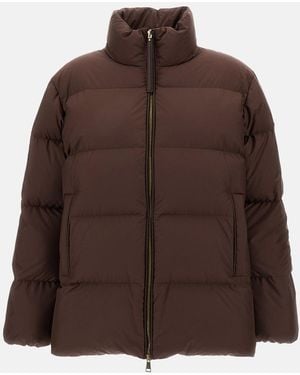 Moncler Piumino Corto Vivantesse - Marrone
