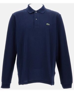 Lacoste Polo Manica Lunga - Blu