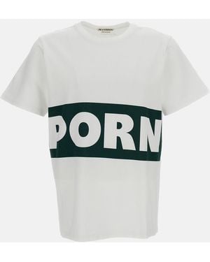 JW Anderson Maglietta Con Stampa - Bianco