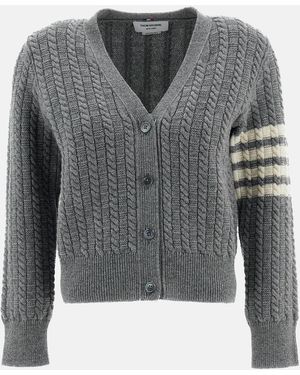 Thom Browne Cardigan - Grigio