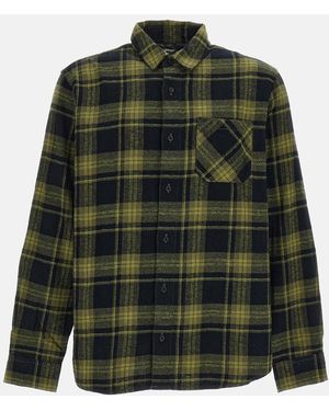 Oakley Camicia Podium Plaid Ls Flannel - Verde