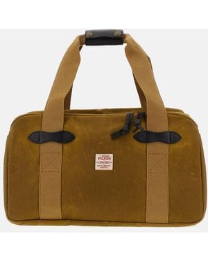Filson Borsa Duffle Small Tin Cloth - Marrone