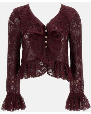 Self-Portrait Top - Rosso