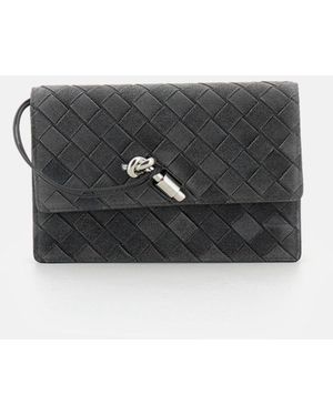Bottega Veneta Pochette Andiamo Con Catena - Nero