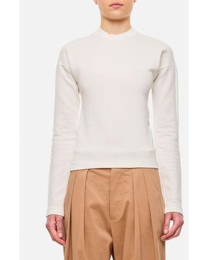 Plan C Maglia In Jersey - Bianco