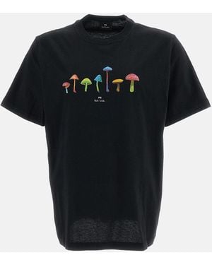 Paul Smith Maglietta Con Stampa - Nero