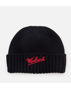 Woolrich Berretto Lana - Nero