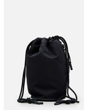 Sacai S Kinchaku Borsa In Nylon - Nero