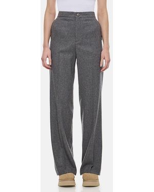 Moncler Pantaloni Dritti - Grigio