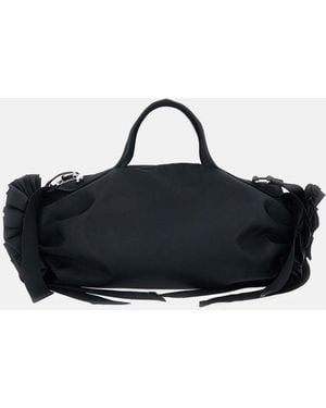 Simone Rocha Borsa Large Con Doppio Nastro E Rosette - Nero