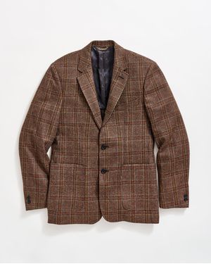 Billy Reid Plaid Walton Jacket - Brown