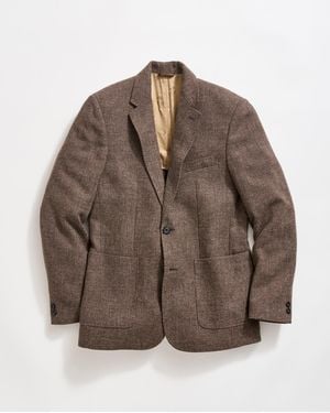Billy Reid Basketweave Walton Jacket - Brown
