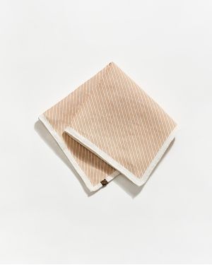 Billy Reid Heirloom Ribbon Pocket Square - White