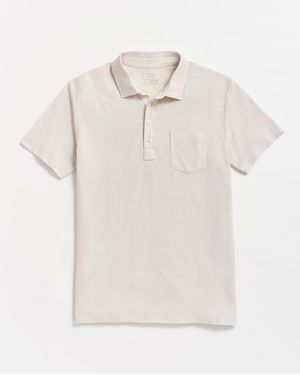 Billy Reid Pique Pensacola Polo - White