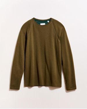 Billy Reid Raglan Crew - Green