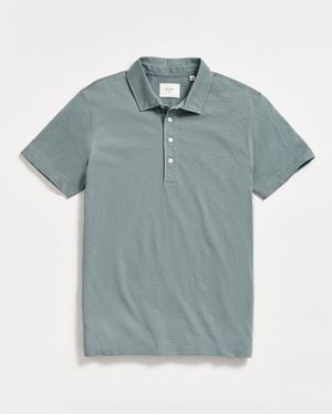 REID Stripe Pensacola Polo - Blue