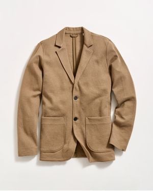 Billy Reid Ottoman Knit Sport Coat - Natural