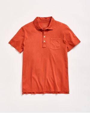 Billy Reid Pensacola Polo - Orange