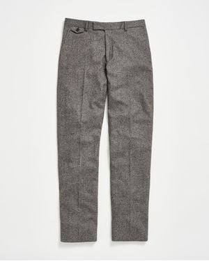 REID Flat Front Trouser - Gray