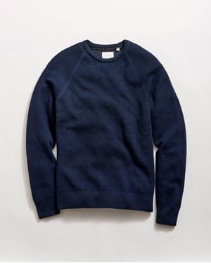Billy Reid Bishop Rib Crew - Blue