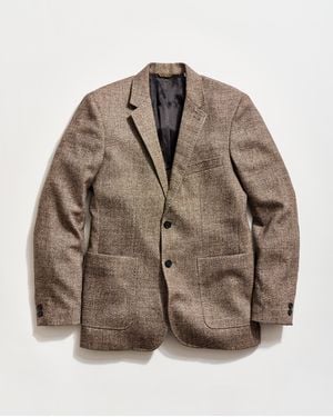 Billy Reid Wool Silk Walton Jacket - Brown