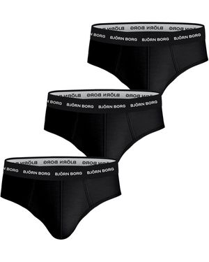Björn Borg Cotton stretch brief 3-pack - Schwarz