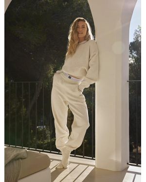 Björn Borg Jessie jazz oversized sweatpants - Weiß