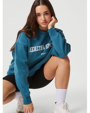 Björn Borg Studio oversized crew - Blau