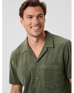 Björn Borg Borg toweling pool shirt - Grün