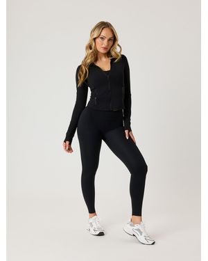 Björn Borg Alice stenlöf soft zip midlayer - Schwarz