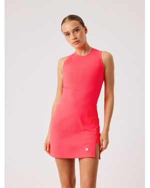 Björn Borg Ace ribbed dress - Rot