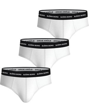 Björn Borg Cotton stretch brief 3-pack - Weiß