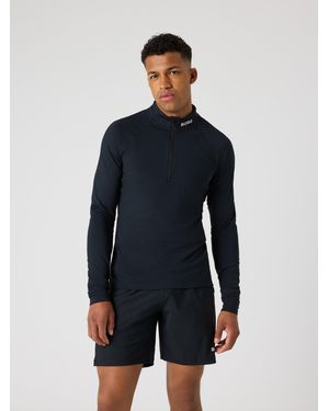 Björn Borg Borg golf midlayer half zip - Blau