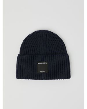 Björn Borg Centre knit beanie - Blau