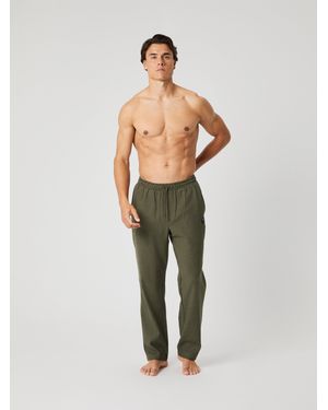 Björn Borg Core flannel pyjama pants - Grün