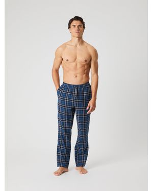 Björn Borg Core flannel pyjama pants - Blau