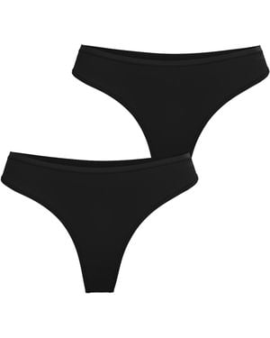 Björn Borg Comfort thongs 2-pack - Schwarz
