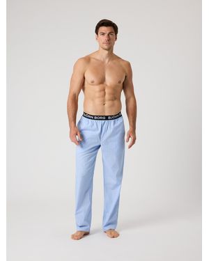 Björn Borg Core woven logo pyjama pants - Blau