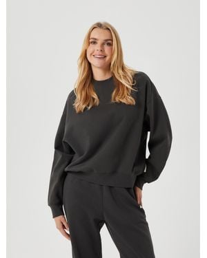 Björn Borg Studio oversized crew - Schwarz