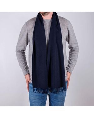 Black Accessories Cashmere Scarf - Blue