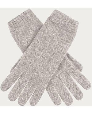Black Accessories Ladies Cashmere Gloves - Grey
