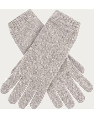 Black Accessories Ladies Cashmere Gloves - Grey