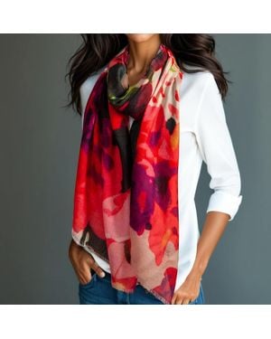 Black Accessories The Liberty Print Floral Quartet - Red