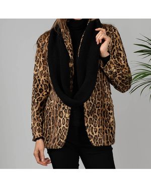 Black Accessories Superluxe Classic Italian Cashmere Snood - Blue