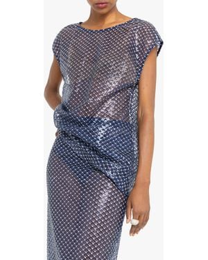 Black Halo Etherea 2 Pc Midi Set - Blue