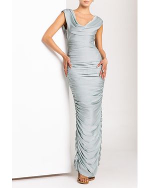 Black Halo Evangeline Gown - Blue