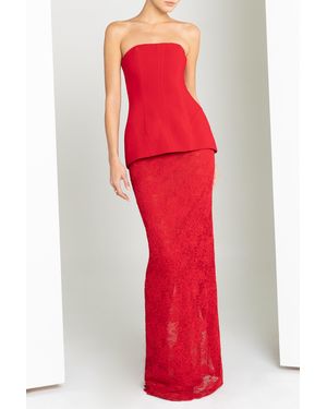 Black Halo Sunara Maxi Dress - Red