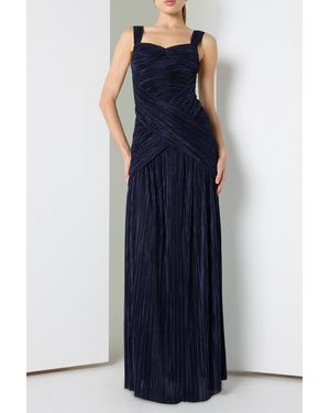 Black Halo Zia Gown - Blue